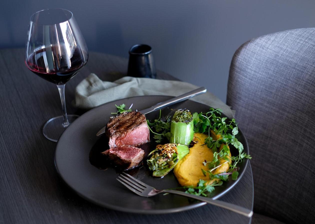The Mayfair Christchurch Esterno foto A steak and wine dinner